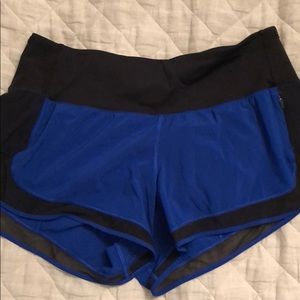 lululemon running shorts with mesh detailing